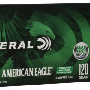 Order 40 S&W – 120 Grain FMJ Lead-Free – Federal American Eagle Indoor Range Training – 150 Rounds