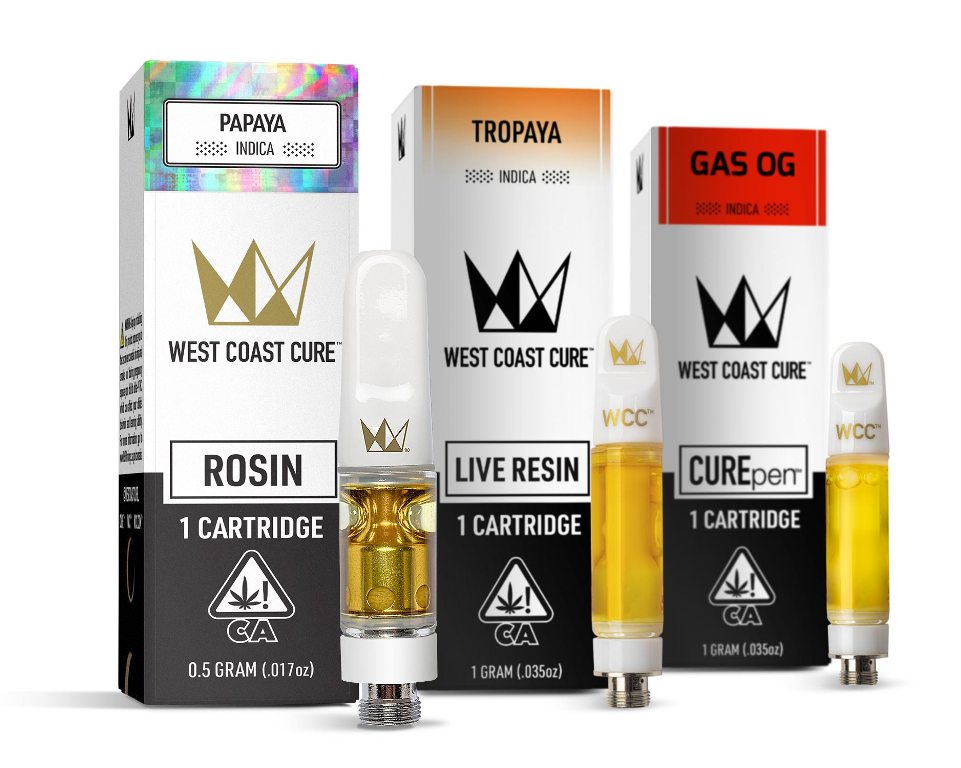 Are West Coast cure carts flavored